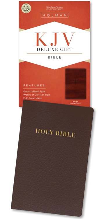 KJV Gift & Award Bible, Brown Imitation Leather